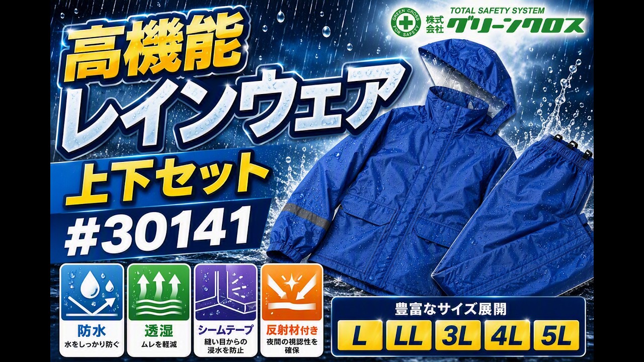 Green Cross] High-Performance Rainwear Set #30141 - YouTube