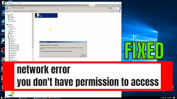 How to Fix Network Error you don