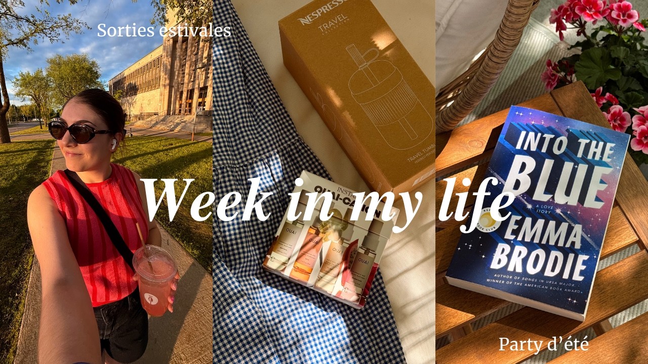 Weekly vlog 🌅🌸Sorties estivales, Achats pour l’été & Party d’été au bureau