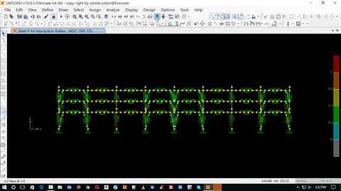 sap2000 steel structure building design 05 Optimize