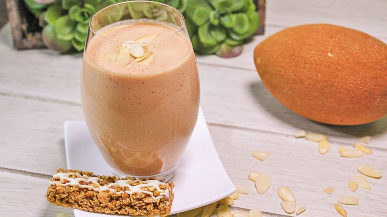 Licuado de Mamey y Linaza saludable english