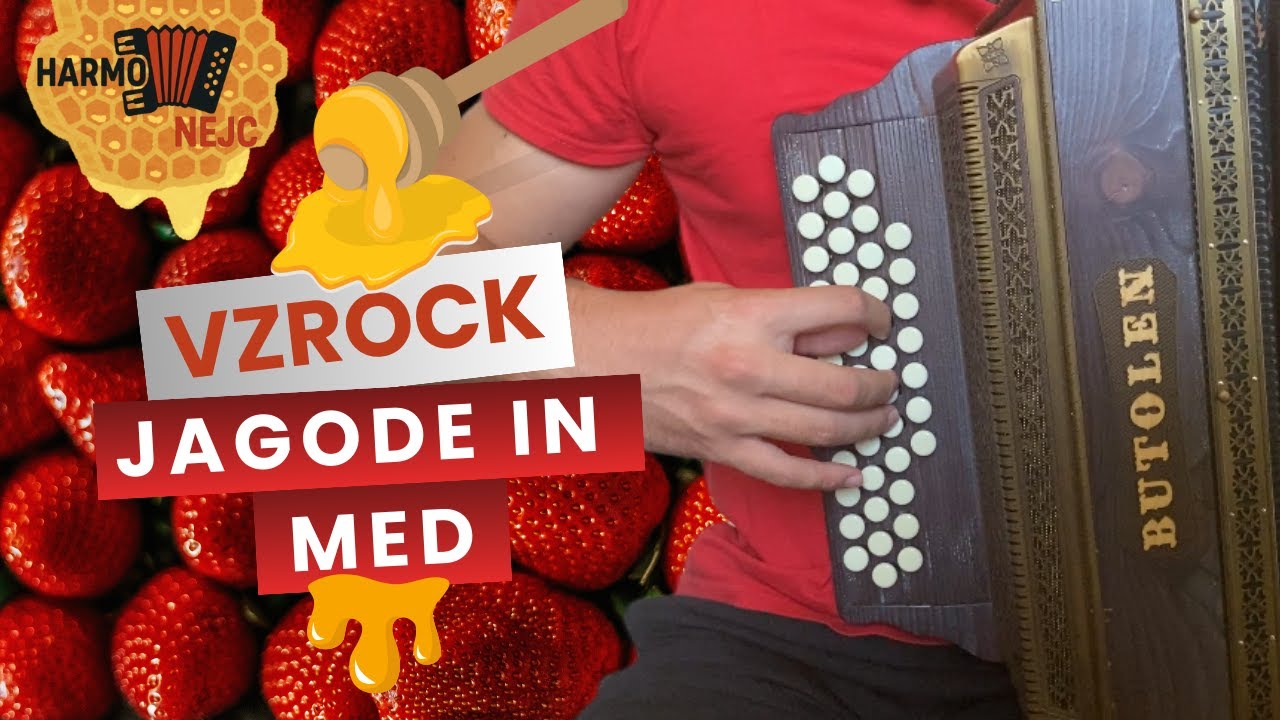 JAGODE IN MED - Vzrock (HarmoNejc) - spremljava na diatonično harmoniko