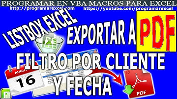 455 Como ❤️ Filtrar por Cliente Rango de 🔥 Fechas y Exportar a PDF