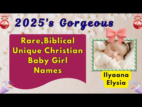 Rare Bible Girl Names You Ve NEVER Heard Biblical Christian Names 2025 Girl Bible Namistry Baby