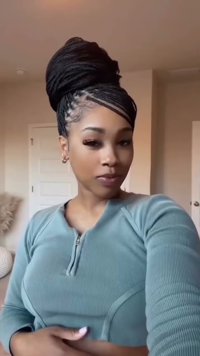  Gorgeous hip length small knotless braids 👏🏾🔥 #shortsfeed #shortsvideo ...