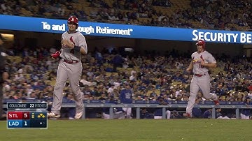 STL@LAD: Wong drills two-run double to left field