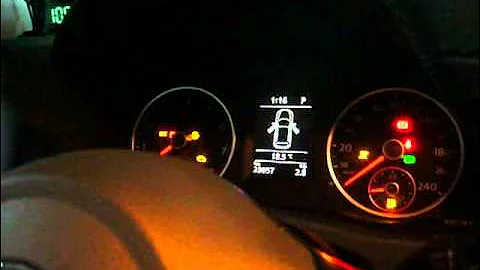 active needle sweep function on the cluster of 2010 vw tiguan 2.0t (2)