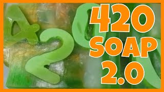 Happy 420 Soap Tutorial 2.0 | How To Make Melt And Pour Soap Bars