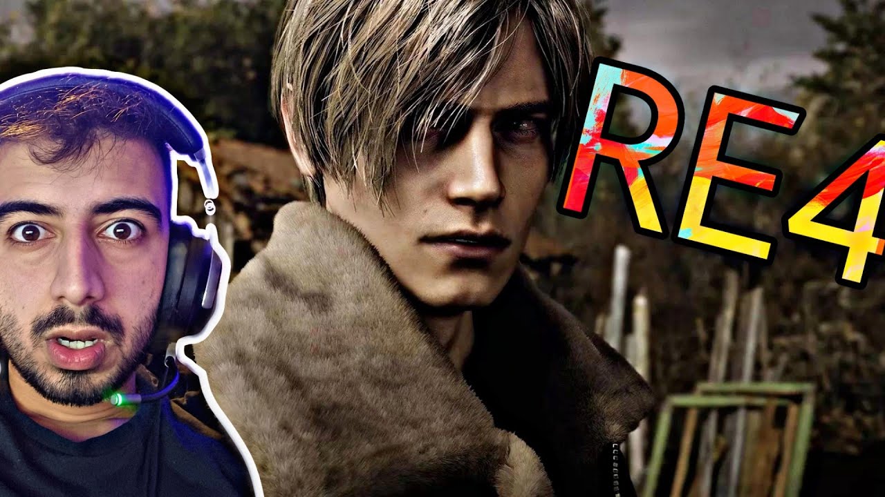 reaction to gameplay resident evil 4 remake - YouTube