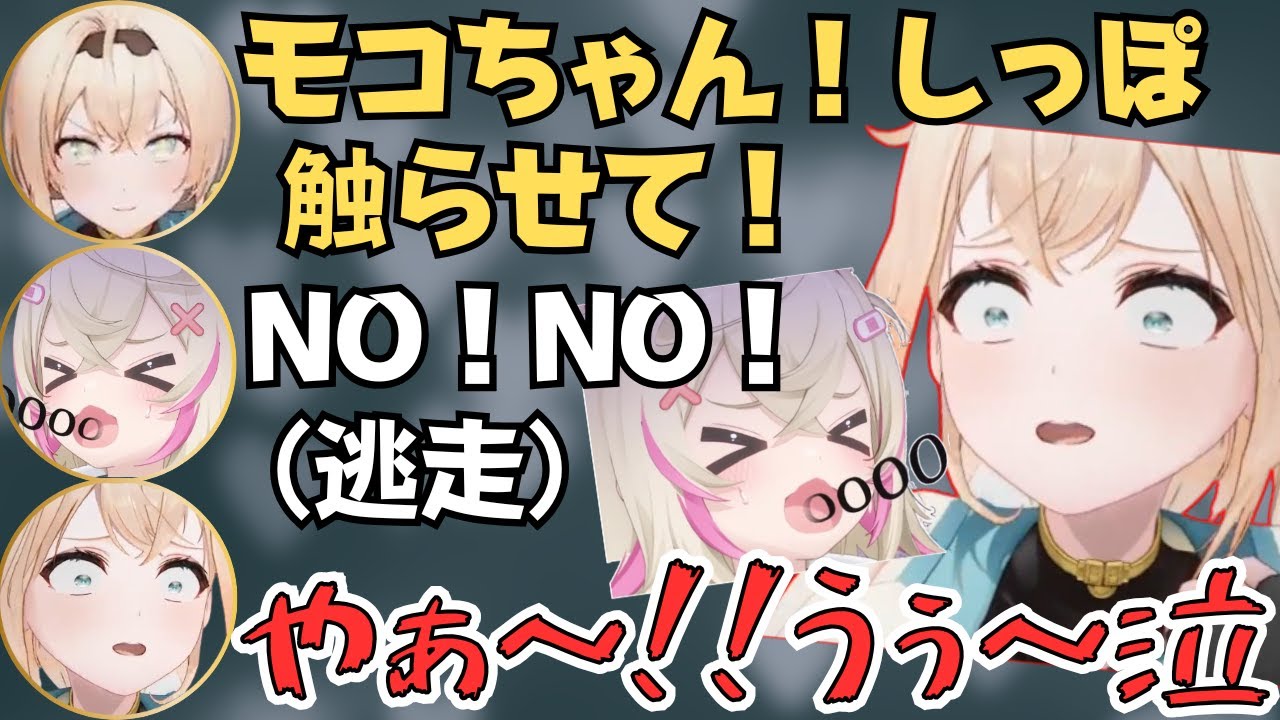 フワモコやこよりの尻尾を狙ういろは殿のホロナツクイーン決定戦VRChatが面白すぎたw【ホロライブ 切り抜き／風真いろは／アキロゼ／博衣こより／フワモコ】