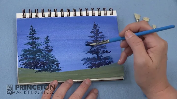 How To Paint A Landscape Using The Select Artiste™ Bristle Fan