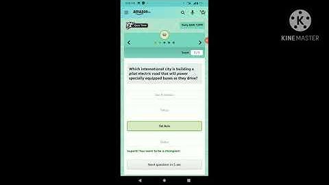 Amazon daily quiz answers 13 October 2020 | Win One plus 8 pro |