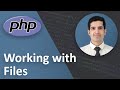 Working with files in php  php tutorial beginner to advanced