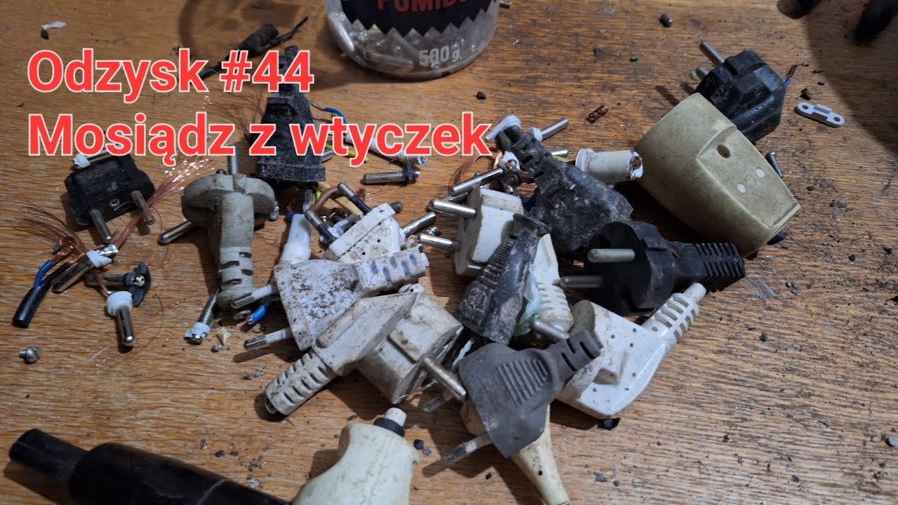 Odzysk #44 Mosiądz z wtyczek