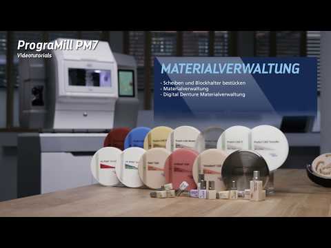 Videotutorial PrograMill PM7 – Materialverwaltung