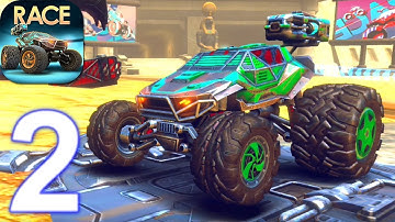 RACE: Rocket Arena Car Extreme - Gameplay Walkthrough Part 2 (Android, iOS)