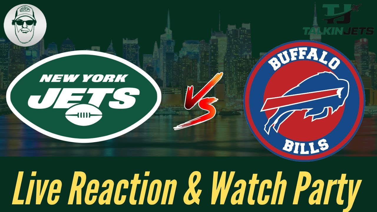 NY JETS vs BILLS LIVE REACTION & WATCH PARTY/ MONDAY NIGHT FOOTBALL