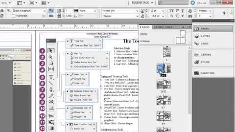 Adding Page Numbers in Adobe InDesign CS5.5
