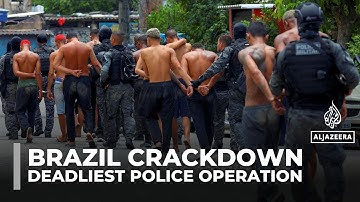 Police operation in Brazil