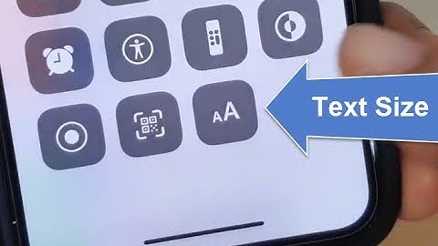 iOS 13: How to Add Text Size to Control Center | iPhone 11 Pro