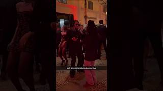 DDG & Halle have a dance off in Milan 😂🕺🏽🇮🇹 #ddg #hallebailey #mfw2023 #italy #milan