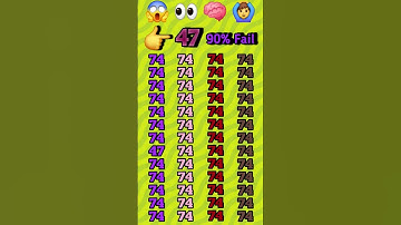 Find odd number 47 ; #shorts                   #maths #facts #mathpuzzle #games #iqtest #riddles