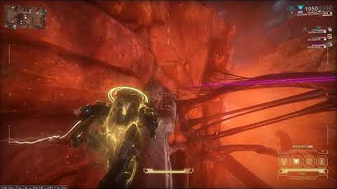 walking and firing Arquebex Warframe