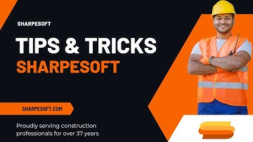 Prorate and Indirect Items in SharpeSoft Estimator