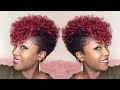 How to Tapered Crochet Mohawk {Janet YoYoKalon Hair} Super Itchy!!