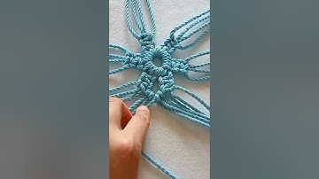 Macrame Diy Coaster #diy #diymacrametutorial #handmade