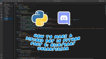 Making a Discord Bot In Python (Part 6: Moderation Commands)