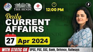 27 April Current Affairs 2024 | Daily Current Affairs | Current Affairs Today