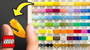 RARE LEGO COLORS you DIDN