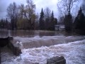 Shiawassee River at Corunna Dam Michigan video #1