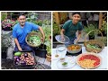 Harvesting Vegetables To Cook Deshi Sabji