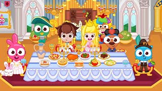 Pretend play house game with princess in the royal castle with beautiful dress screenshot 5