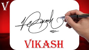 Vikash Name Signature Style | V Signature Style | Signature Style of My Name Vikash