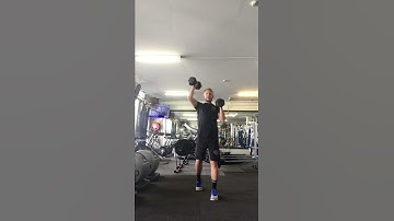 DB Staggered Stance Alt OH Press