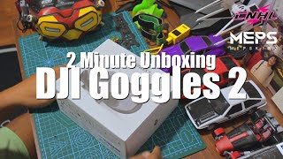 2 Minute Unboxing: DJI Goggles 2 #fyp #dji #djigoggles2 #fpv #fpvlife