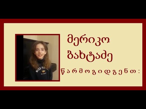 Meriko Bakhtadze / მერიკო ბახტაძე  -  მელა და ჩიტი