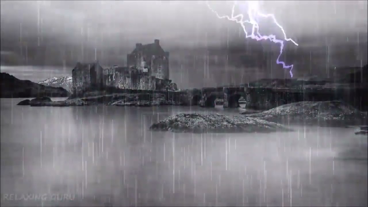 Watch Deep relaxation with Rain pouring down the water and Loud Thunder Sound on YouTube Watch Deep relaxation with Rain pouring down the water and Loud Thunder Sound on YouTube