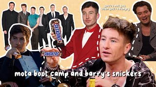 masters of the air cast on boot camp and barry’s snickers