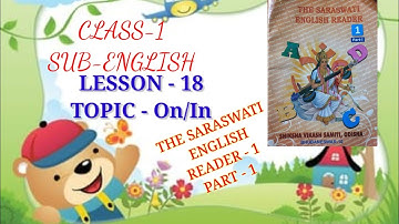 Lesson-18, Class-1, English