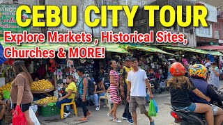 CEBU CITY TOUR | Walking at Carbon Market, Magellan’s Cross, Fort San Pedro & MORE! | Philippines
