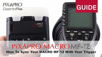 How to Sync Your  Macro MF-12 Macro Flash with your Trigger