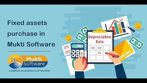 Fixed assets purchase entry in Mukti Software (Hindi)
