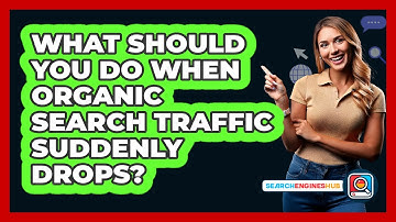What Should You Do When Organic Search Traffic Suddenly Drops? - SearchEnginesHub.com