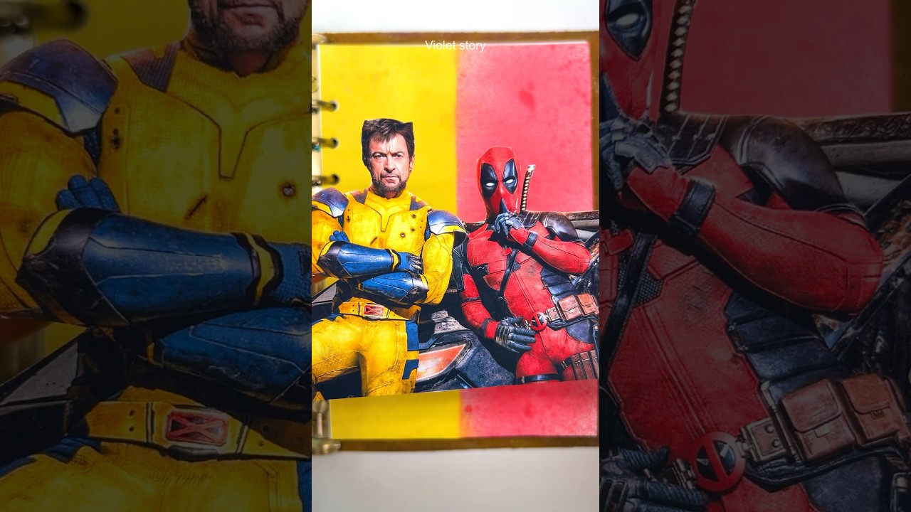 Journaling 다꾸 | Deadpool & Wolverine 데드풀과 울버린 | Scrapbooking