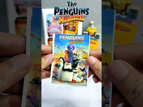 The Penguins Of Madagascar Cut Paste Sticker ASMR マダガスカルのペンギン Penguin Madagascar