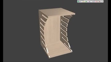 Wine Rack using Imported Inner Tooling with PolyBoard